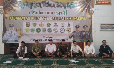 BABINSA KORAMIL 2207/JAMPANGTENGAH HADIRI DOA BERSAMA MENYAMBUT TAHUN BARU ISLAM 1447 H