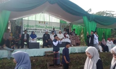 Bati Tuud Koramil 2206/Parakansalak Hadiri Acara Gebyar 1 Muharam di Parakansalak