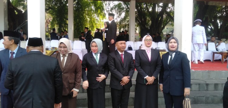 Peringatan Hari Lahir Pancasila, 1 Juni 2025, Pemerintah Kabupaten Sukabumi Gelar Upacara di lapangan alun alun Palabuhanratu