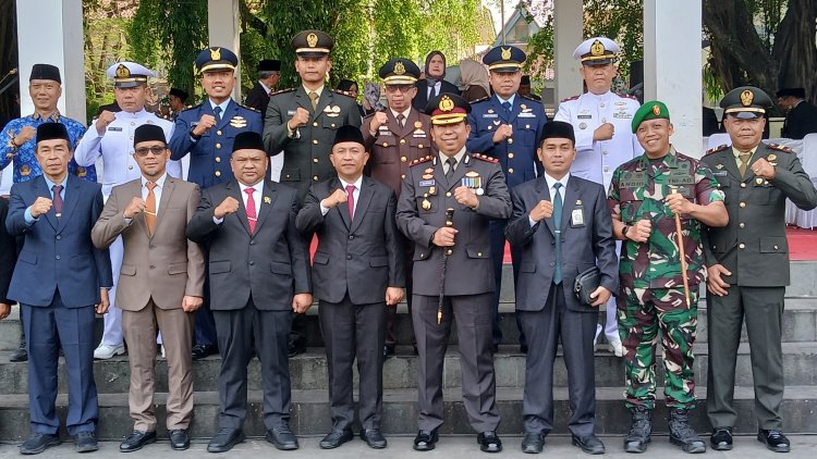 Dandim 0622/Kab. Sukabumi Hadiri Upacara Peringatan Hari Lahir Pancasila Tahun 2025 di Palabuhanratu