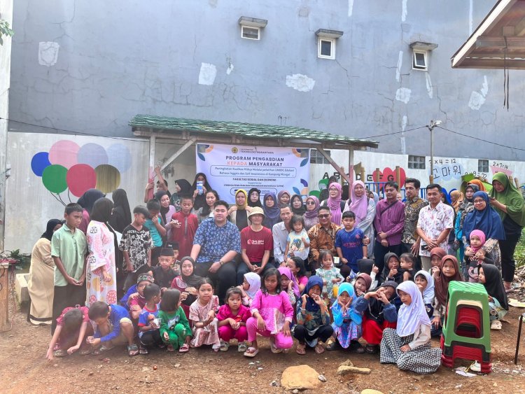 Fakultas Sosial & Ekonomi UTN Berhasil menggelar Pengabdian Masyarakat di Kampung bersejarah di Bogor dengan Konsep Lintas Sektor