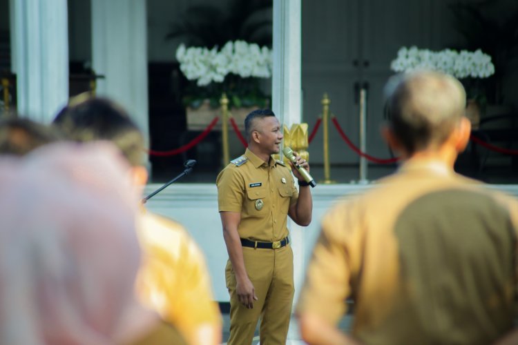 Pimpin Apel Pagi, Ini Arahan Jenal Mutaqin untuk ASN