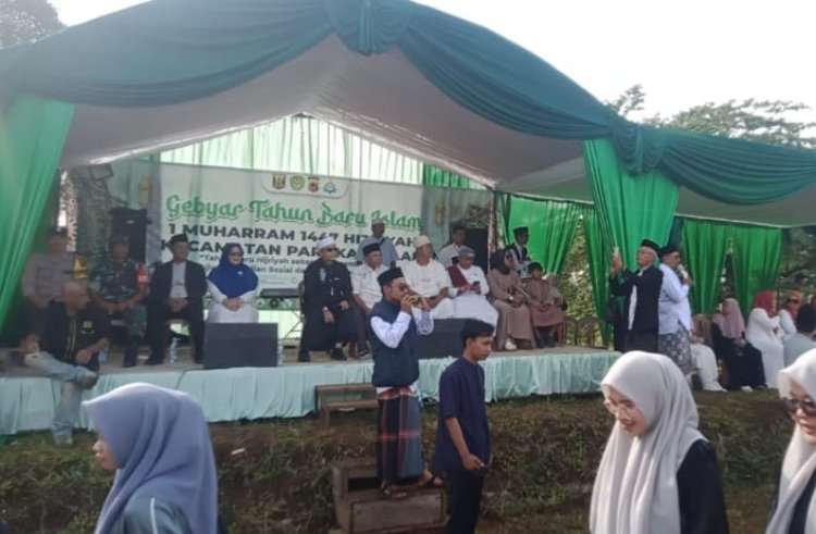 Bati Tuud Koramil 2206/Parakansalak Hadiri Acara Gebyar 1 Muharam di Parakansalak