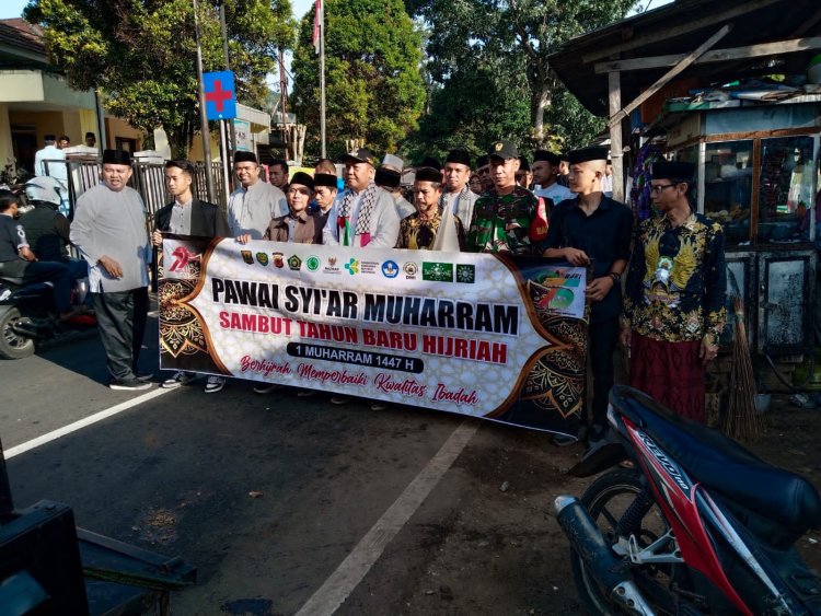 Sertu Rusman Hadiri Peringatan Tahun Baru Islam 1447 H Tingkat Kecamatan Lengkong Tahun 2025