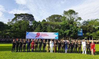 DANREM 061/SK HADIRI UPACARA HARI BHAYANGKARA KE-79 DI KOTA BOGOR