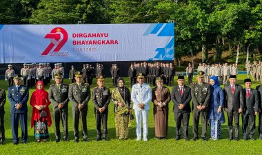 Pimpin Upacara Hari Bhayangkara, Jenal Mutaqin Apresiasi Kinerja Polri