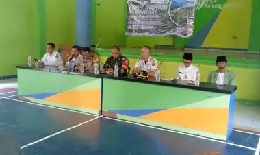 Babinsa Koramil 2202/Palabuhanratu Hadiri Lokakarya Pembukaan KKN Mahasiswa IPB di Desa Loji