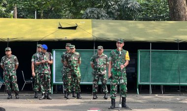 DANREM 061/SK BRIGJEN TNI FAISOL IZUDDIN KARIMI RESMI MENUTUP LATIHAN DALAM SATUAN PENGAMANAN VVIP DI STADION PAJAJARAN, KOTA BOGOR