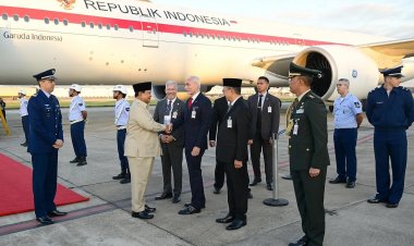 Tiba di Rio de Janeiro untuk Hadiri KTT BRICS, Presiden Prabowo Disambut Upacara Kehormatan Militer