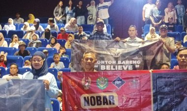 Dandim 0622/Kab. Sukabumi Bersama Ketua Persit dan Keluarga Besar TNI Saksikan Film Inspiratif  BELiIEVE