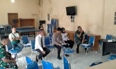 Babinsa Koramil 2208/Nyalindung Laksanakan Komsos Bersama Muspika Kecamatan