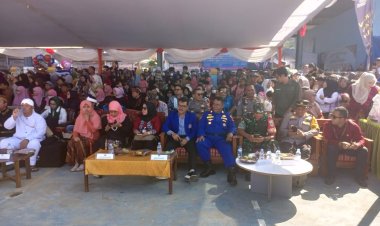 Danramil 2201/Cisolok Hadiri Pembukaan Kegiatan Hari Nelayan Cisolok ke-28 Tahun 2025