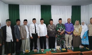 Danramil 2207/Jampangtengah Hadiri Acara Lepas Sambut Kepala KUA Kecamatan Jampangtengah