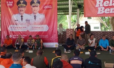 DANRAMIL 2212/TEGALBULEUD HADIRI SILATURAHMI RELAWAN BENCANA KABUPATEN SUKABUMI