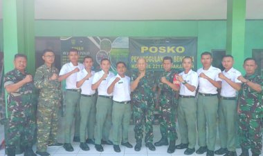 Danramil 2211/Sagaranten Terima Kunjungan SPPI di Kantor Koramil