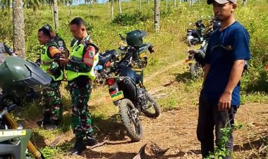 Babinsa Koramil 2205/Kalapanunggal Dampingi Cek Sumber Air di Desa Pangumbahan