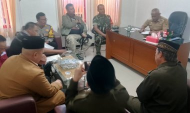 Babinsa Koramil 2208/Nyalindung Hadiri Musyawarah Bersama Muspika Terkait MBG