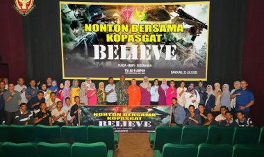 Mako Kopasgat Gelar Nobar Inspiratif Film Believe