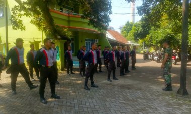 Babinsa Koramil 2202/Palabuhanratu Laksanakan Pembinaan kepada Satuan Pengamanan PLTU