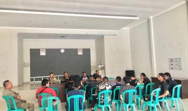 Babinsa Koramil 2208/Nyalindung Hadiri Musyawarah Bersama Karang Taruna Desa Gegerbitung