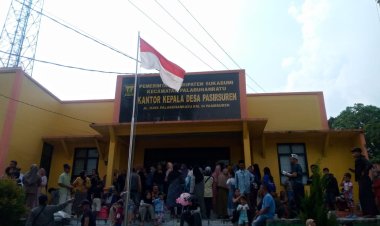 Warga Desa Pasirsuren Sambut Bahagia Bantuan Beras dari Pemerintah