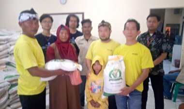 Desa Jayanti Salurkan Bantuan Beras kepada 558 KPM, Disambut Antusias Warga
