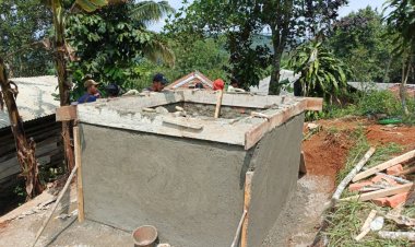 Pembangunan Bak Air di Desa Langkapjaya Capai 45%: Satgas TMMD Terus Bergerak Bersama Warga