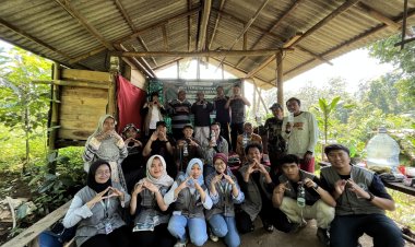 Kolaborasi Mahasiswa KKN-T IPB dan patani  Desa gunung Kramat.