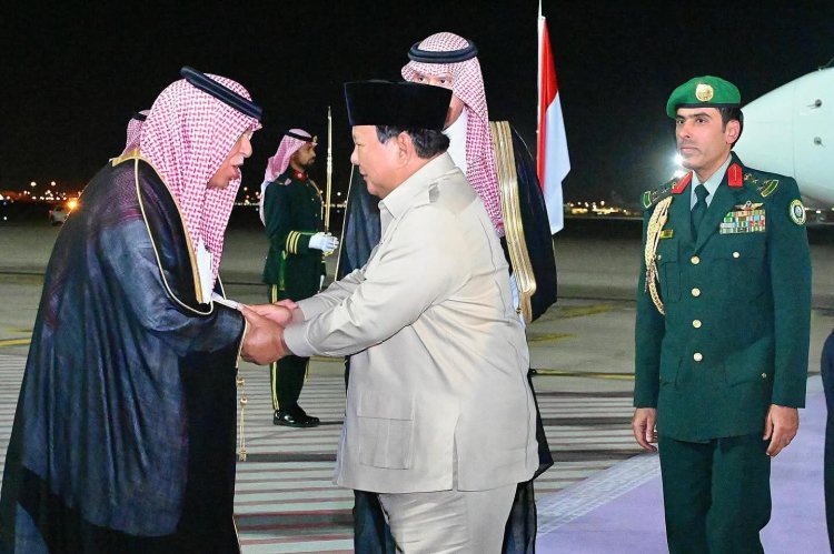 Tiba di Jeddah, Presiden Prabowo akan Bertemu Putra Mahkota/Perdana Menteri Arab Saudi