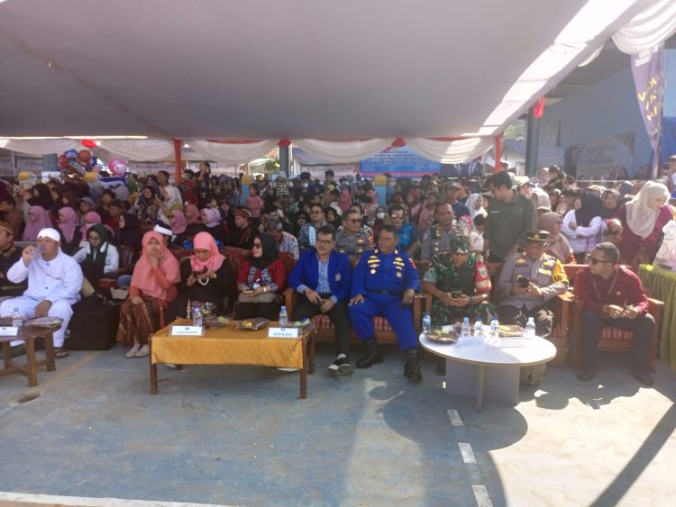 Danramil 2201/Cisolok Hadiri Pembukaan Kegiatan Hari Nelayan Cisolok ke-28 Tahun 2025