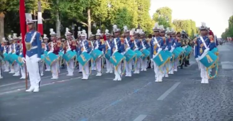 Kontingen Satgas Patriot II Laksanakan Gladi Bersih di Champs-Élysées Jelang Bastille Day 2025
