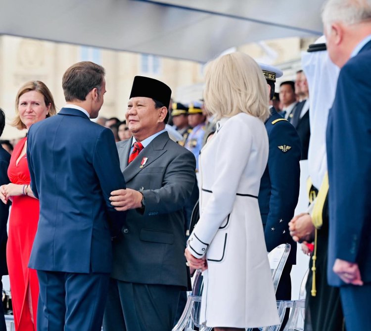 Sebagai Tamu Kehormatan, Presiden Prabowo Hadiri Bastille Day 2025