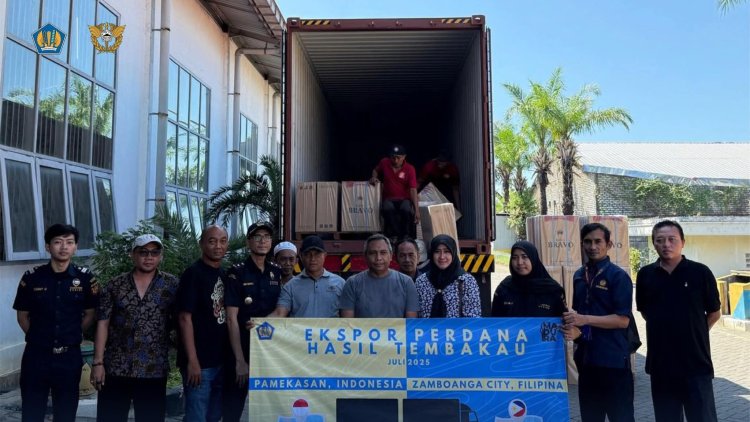 Bea Cukai Madura Lepas Ekspor 1.000 Karton Hasil Tembakau ke Filipina