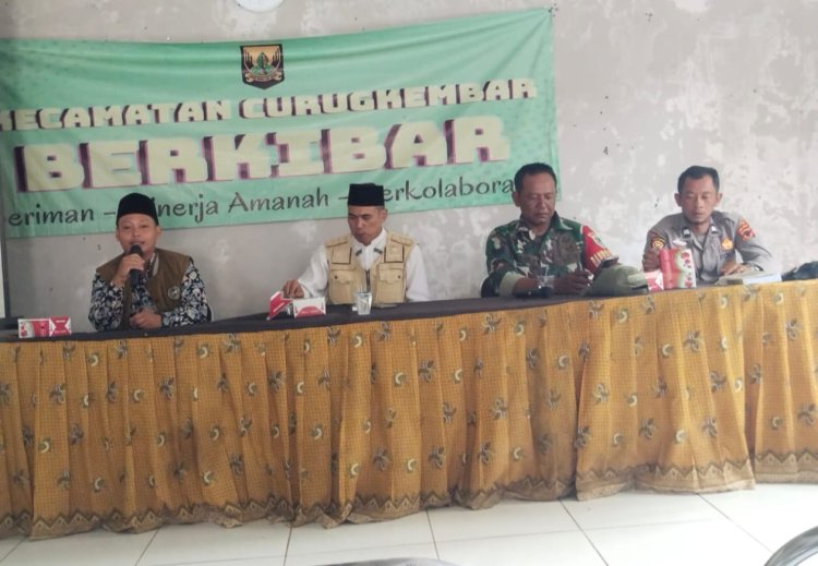 Babinsa Koramil 2211/Sagaranten Hadiri Rapat PHBN di Kecamatan Curugkembar