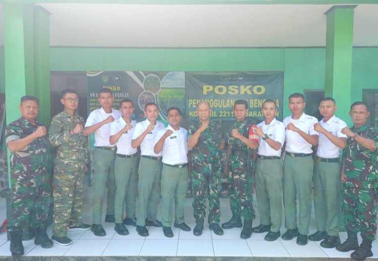 Danramil 2211/Sagaranten Terima Kunjungan SPPI di Kantor Koramil