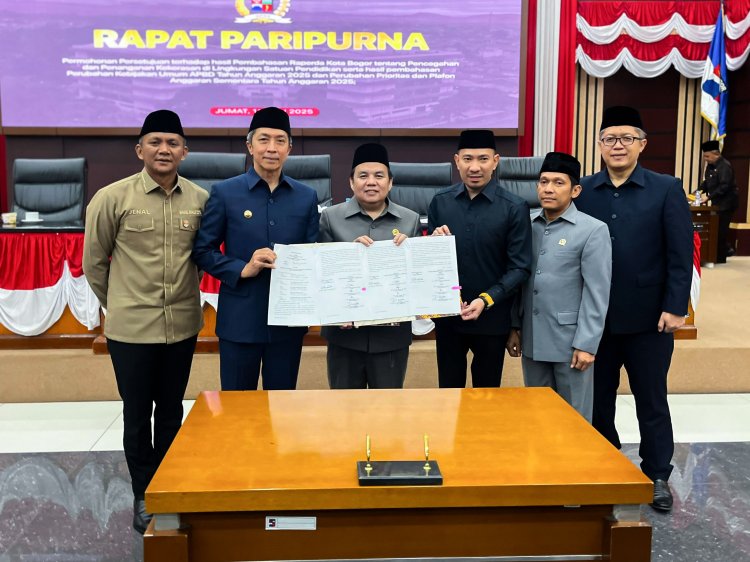 Pemkot dan DPRD Kota Bogor Setujui KUA-PPAS Anggaran Perubahan 2025