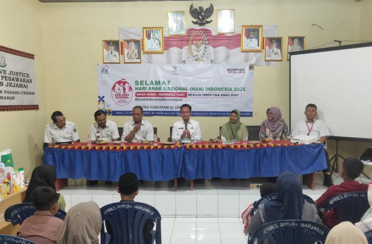 Pemkab Pesawaran dan Kementerian Sosial Salurkan Bantuan ATENSI untuk 198 Anak dalam Rangka Hari Anak Nasional 2025