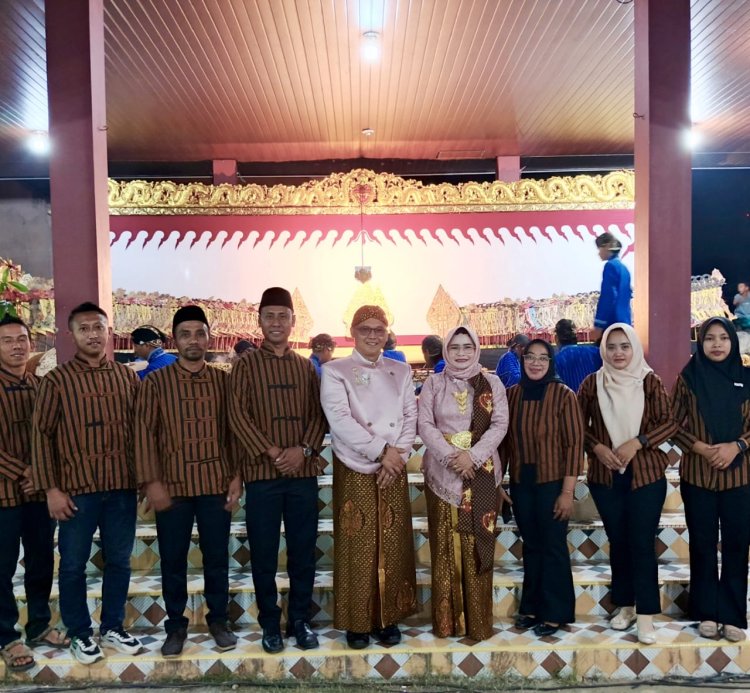 Pagelaran Wayang  Semar Mbangun Jiwo Meriahkan Malam Puncak HUT ke-120 Desa Bagelen