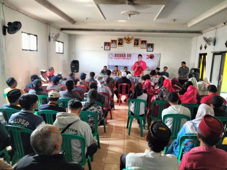 Babinsa Koramil 2207/Jampangtengah Hadiri Acara Reses Komisi V DPRD Provinsi Jabar