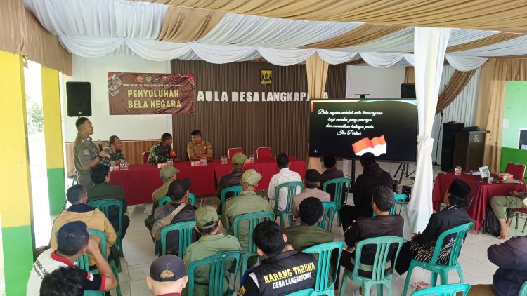 Tanamkan Cinta Tanah Air, Satgas TMMD ke-125 Gelar Penyuluhan Bela Negara di Pelosok Desa