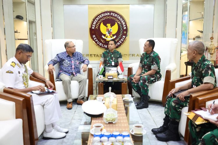 Sekjen Kemhan Terima Dubes India, Bahas Penguatan Kerja Sama Pertahanan dan Industri Farmasi