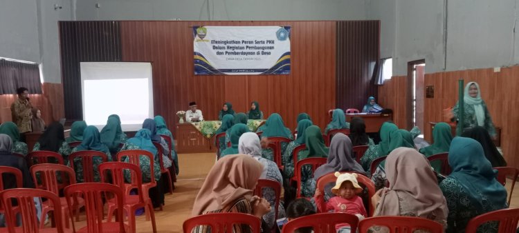 PKK Desa Margaluyu Dorong Perempuan Aktif dalam Pembangunan dan Pemberdayaan Desa