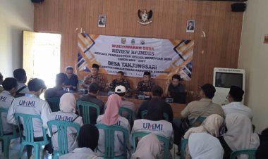 Babinsa Koramil 2211/Sagaranten Hadiri Musyawarah Desa di Tanjungsari