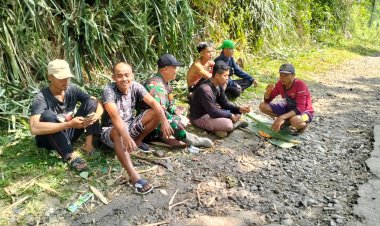 KOMUNIKASI SOSIAL BABINSA KORAMIL 2210/PABUARAN BERSAMA WARGA DESA SIRNASARI