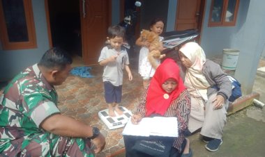 BABINSA KORAMIL 2204/CIKIDANG LAKUKAN SWEEPING POSYANDU UNTUK MAKSIMALKAN PELAYANAN KESEHATAN IBU DAN ANAK