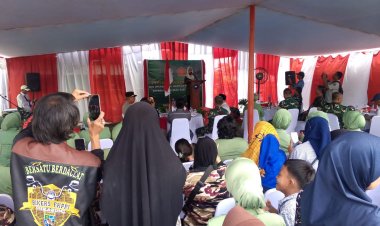 Kunjungan Anggota Komisi I DPR RI ke Makoramil 2205/Kalapanunggal