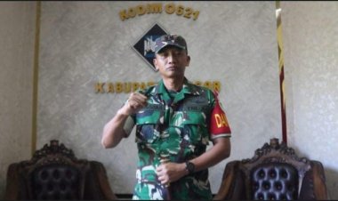 Dandim 0621 Bogor Tegas. Hanya Merah Putih yg berkibar di Tegar beriman kab. Bogor