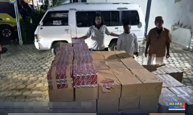 Lagi, Bea Cukai Cegah Distribusi Ratusan Ribu Batang Rokok Ilegal di Tol Pemalang-Batang