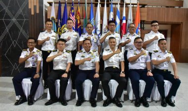 KN. Bintang Laut-401 Bakamla RI Sambut Delegasi Republic of Singapore Navy