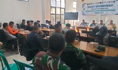 Danramil 2206/Parakansalak Hadiri Rakor Forkopincam